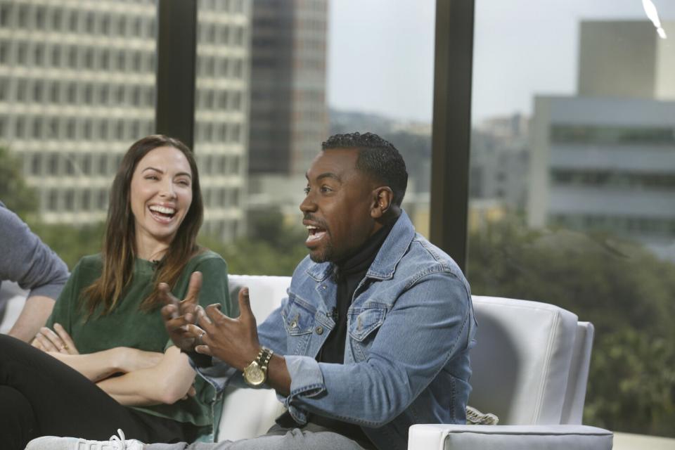 The Envelope's 2018 Emmy Roundtable with TV showrunners: Prentice Penny ("Insecure") and Whitney Cummings ("Roseanne").