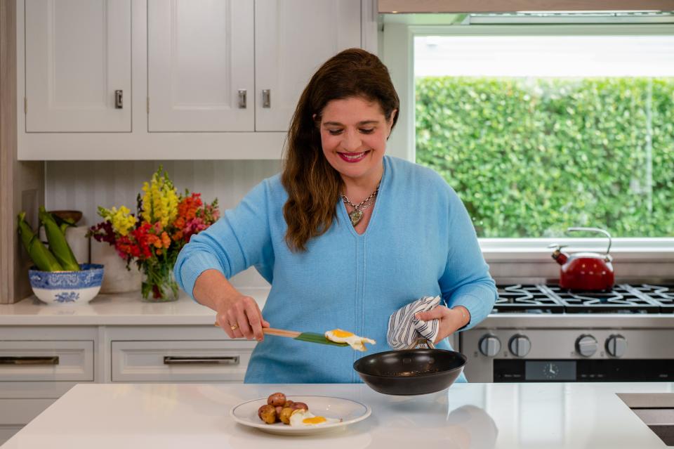 Headlining the Boca West Children's Foundation luncheon on Wednesday, April 17 at Boca West Country Club, celebrity chef Alex Guarnaschelli said she loves cooking breakfast.
