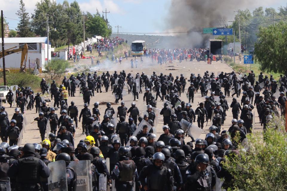 Deadly clash between Mexican police and protesting teachers