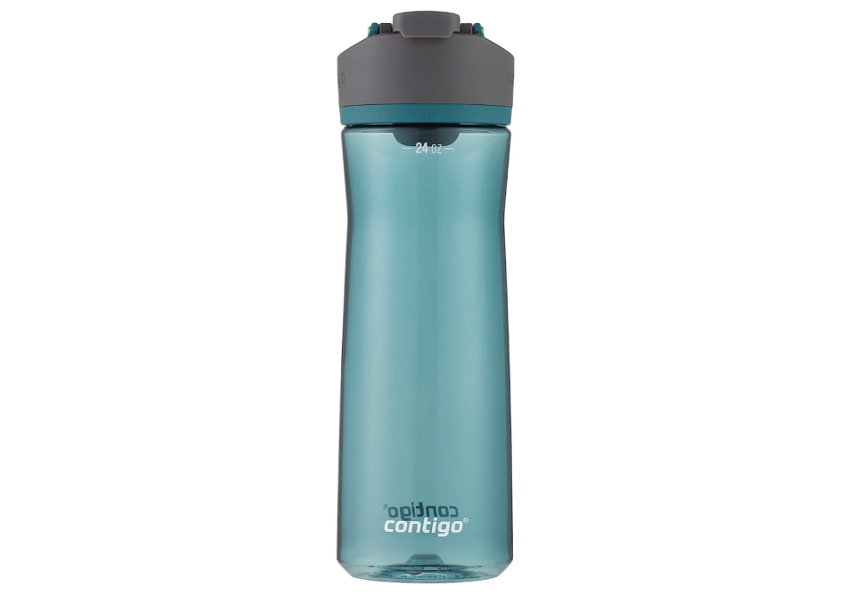 Contigo Cortland Spill-Proof Water Bottle, BPA-Free Plastic Water Bottle with Leak-Proof Lid and Carry Handle, Dishwasher Safe, Spirulina (Photo: Amazon)