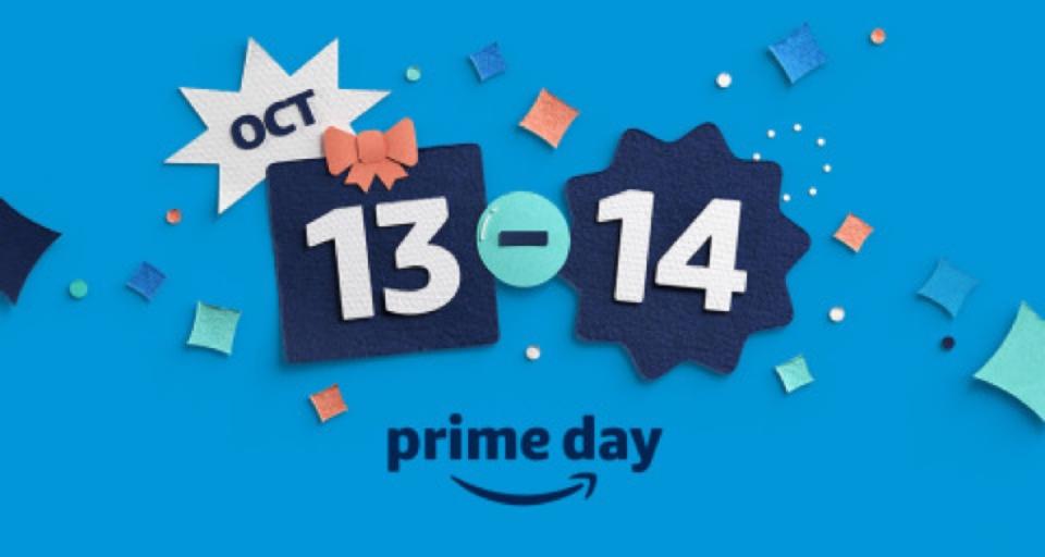 Amazon's Prime Day kicks off Oct. 13 and runs through Oct. 14. (Image: Amazon)