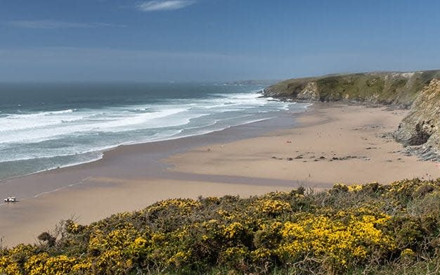 The Cornish coast