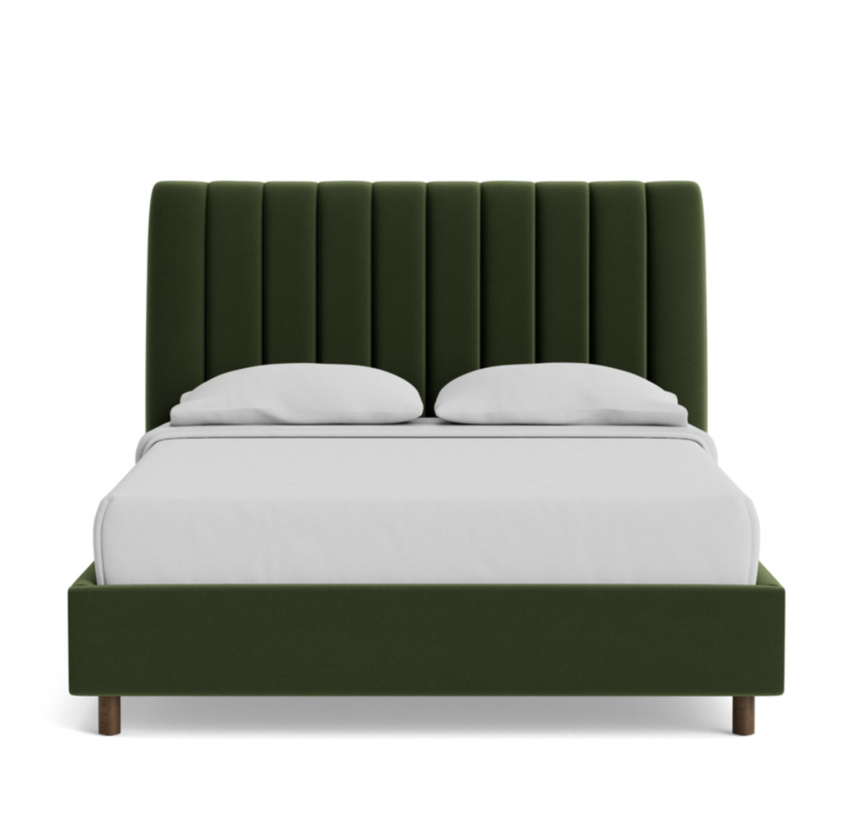 Joybird Lotta Bed With Green Upholstery