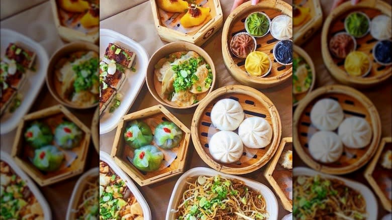 Dim Sum dishes at Palette