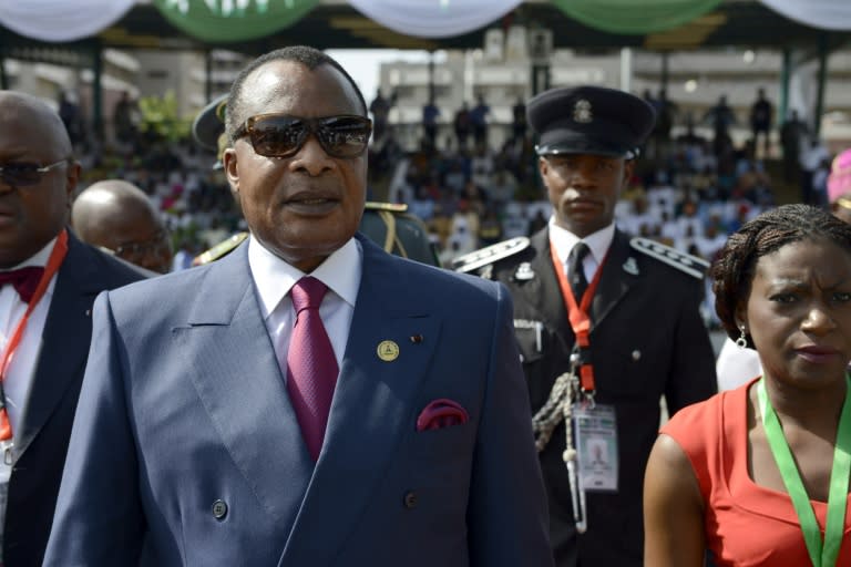 Congolese President Denis Sassou Nguesso, 72, has already notched up more than 30 years in power, and is seeking to run for a controversial third term