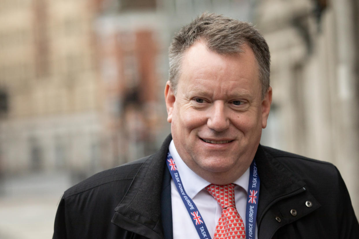 Lord David Frost, the UK's chief Brexit negotiator. Photo: Aaron Chown/PA Images via Getty Images