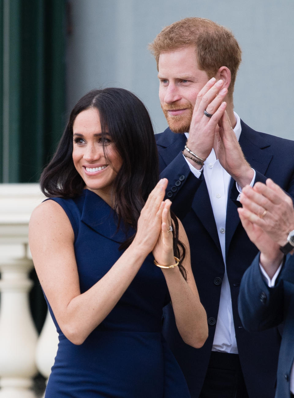 Many royal fans have wondered what Harry’s new ring signifies. Source: Getty