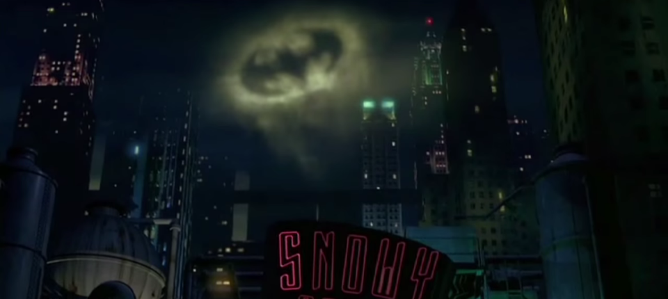 Batman Forever bat signal