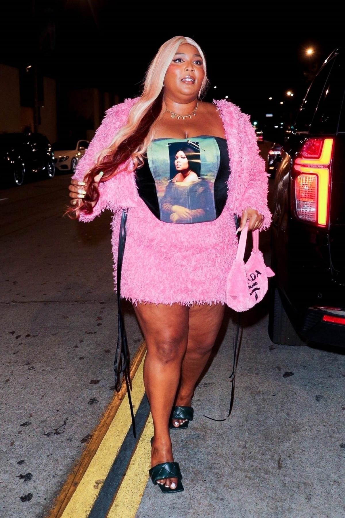 Lizzo Just Wore a Corset with Her Face On It