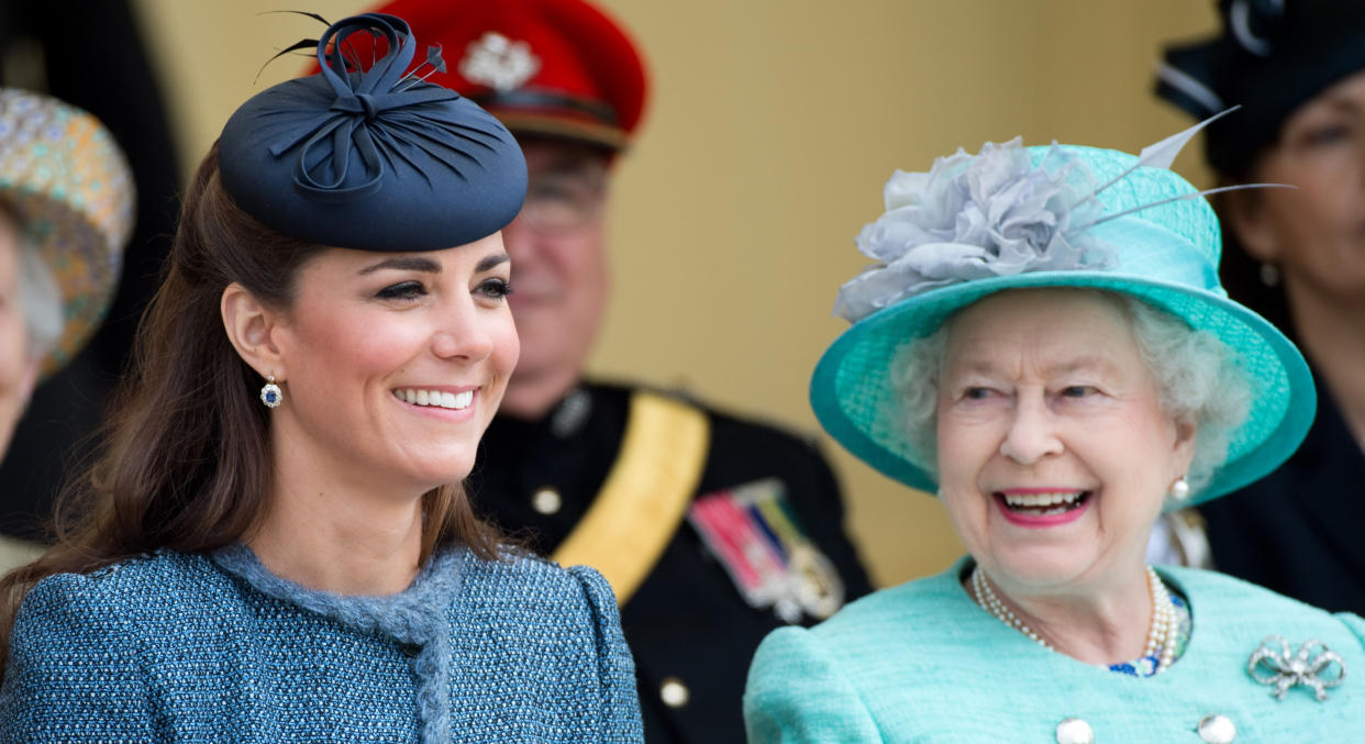 The Queen has sent 40th birthday wishes to Kate Middleton. (Getty Images)