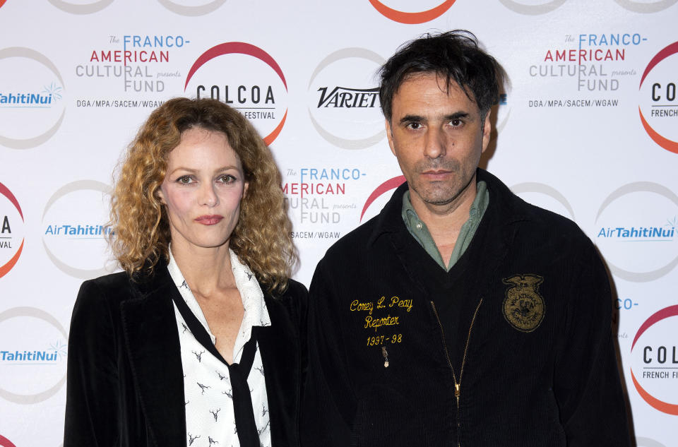 Vanessa Paradis et Samuel Benchetrit se sont dit oui pendant la Coupe du Monde de Football 2018. (Photo by VALERIE MACON/AFP/Getty Images)