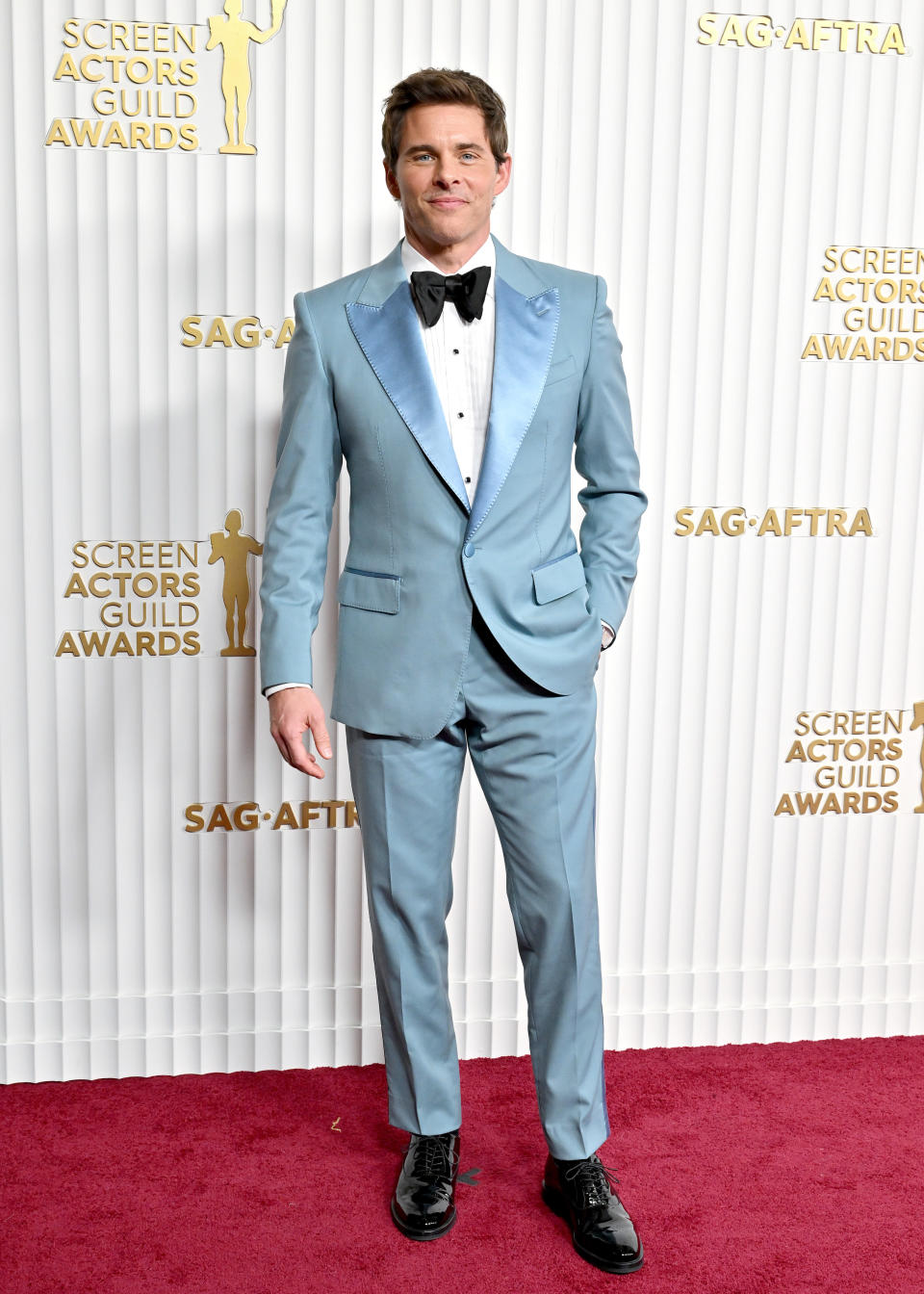 LOS ANGELES, CALIFORNIA - FEBRUARY 26: James Marsden attends the 29th Annual Screen Actors Guild Awards at Fairmont Century Plaza on February 26, 2023 in Los Angeles, California. (Photo by Axelle/Bauer-Griffin/FilmMagic)