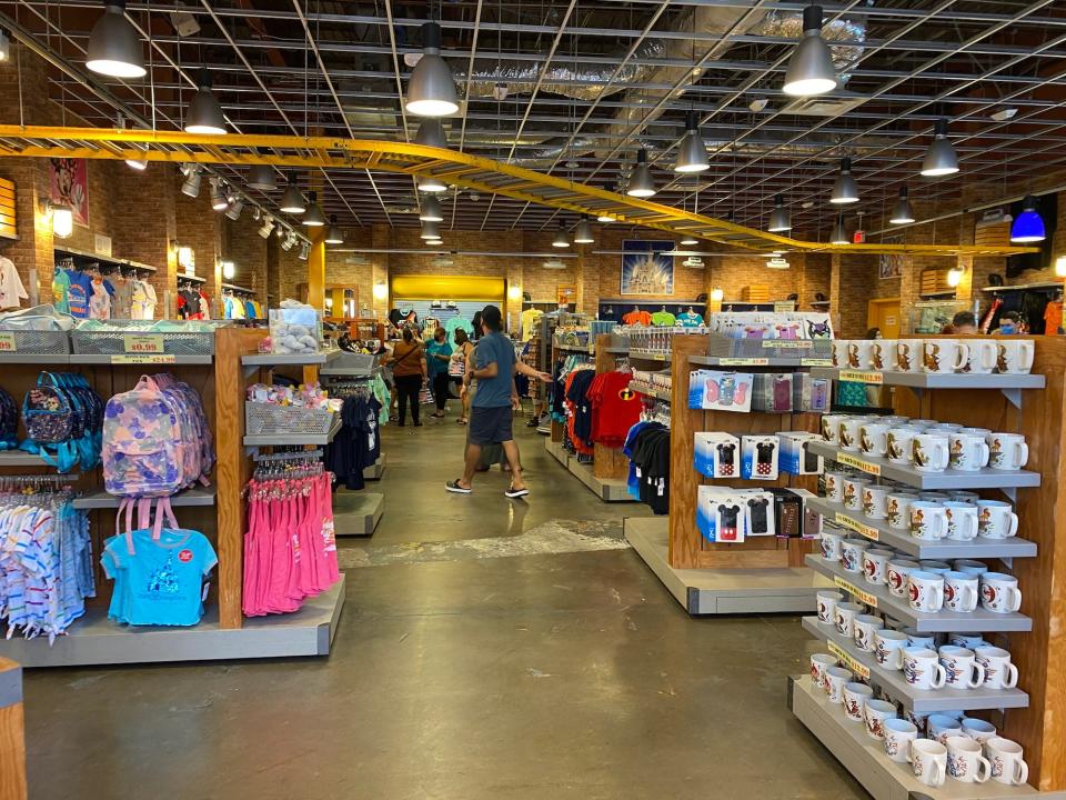 Inside Disney's Character Warehouse in Orlando, Florida.