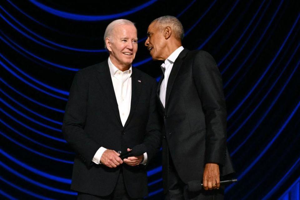 President Joe Biden held a fundraiser with former President Barack Obama on Saturday