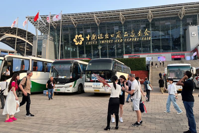 FILE PHOTO: China Import and Export Fair, also known as Canton Fair, in Guangzhou