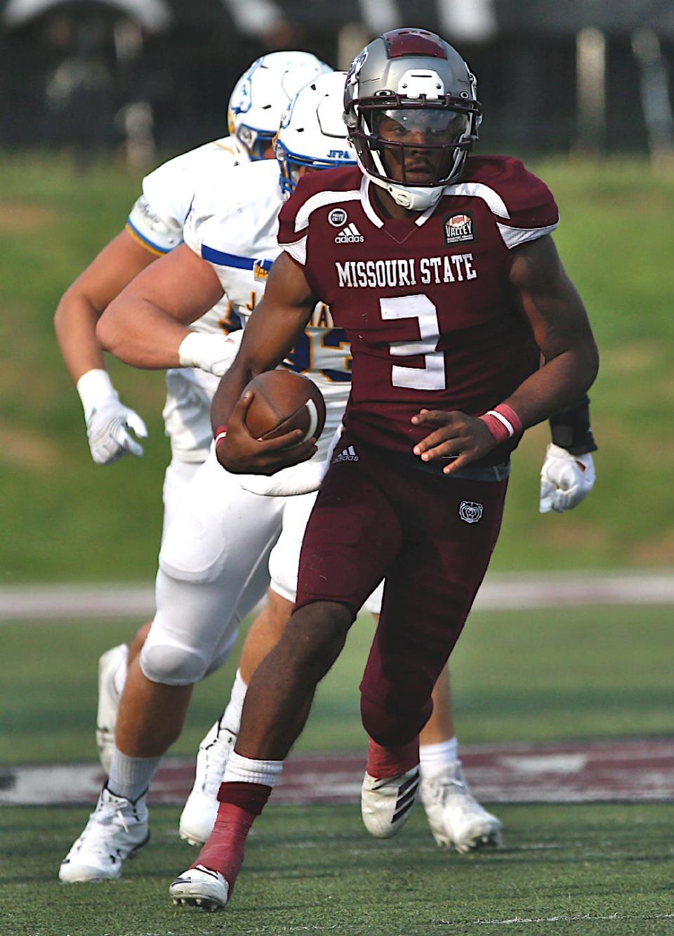 Jason Shelley, of Missouri State, during the Bears game against South Dakota State at Plaster Stadium on Saturday, Sep. 24, 2022.