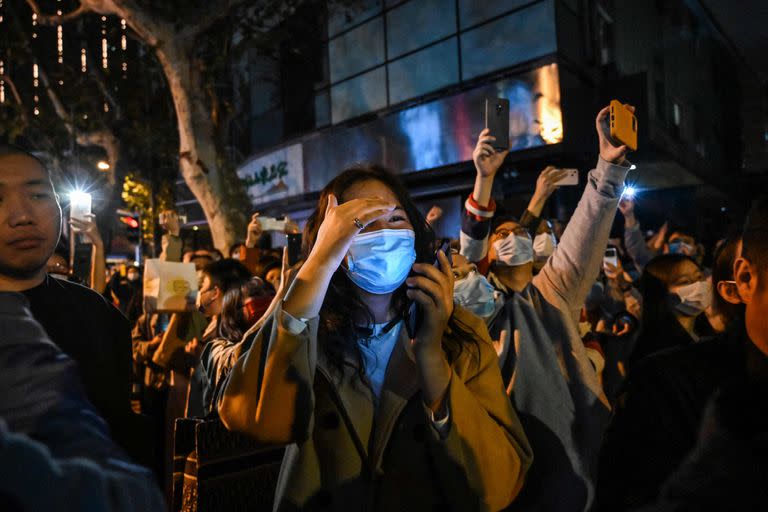 Protestas en Shanghai 