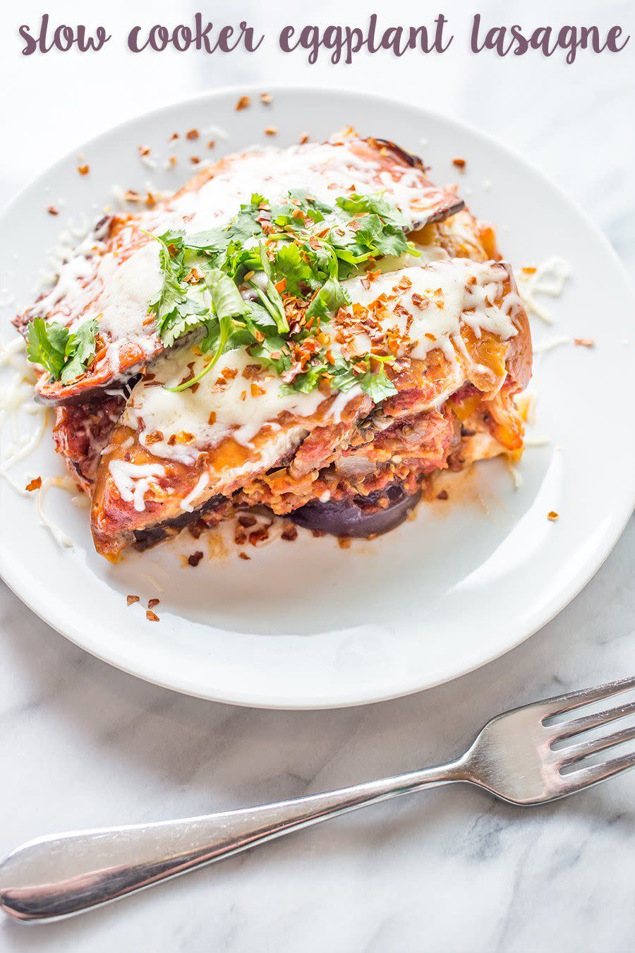 Slow-Cooker Eggplant Lasagna