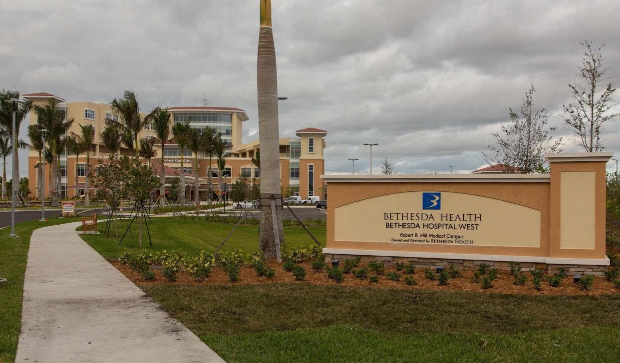 Bethesda Hospital West on Boynton Beach Boulevard just east of 441.