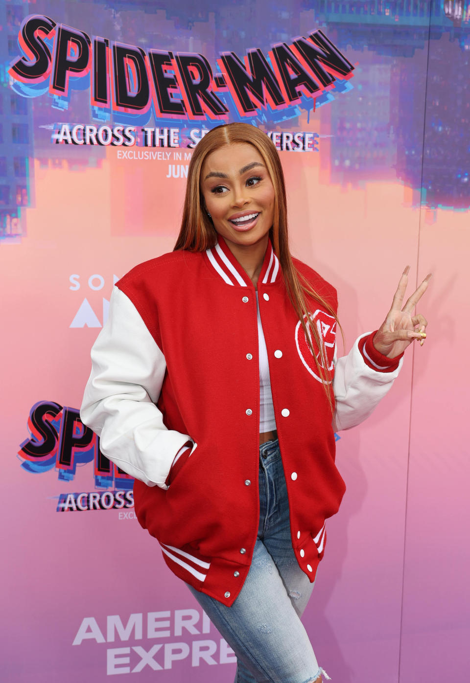 LOS ANGELES, CA - May 30, 2023: Blac Chyna at the Red-Carpet World Premiere of Columbia Pictures' and Sony Pictures Animations' SPIDER-MAN: ACROSS THE SPIDER-VERSE at the Regency Village Theatre in Westwood. (Photo by Eric Charbonneau/Getty Images for Sony Pictures)