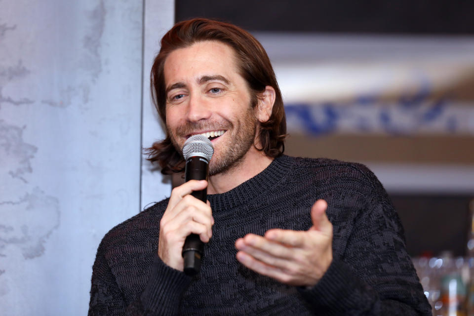 Jake Gyllenhaal attends a Palo Alto Networks dinner on February 25, 2020. (Photo by Kelly Sullivan/Getty Images for Palo Alto Networks)