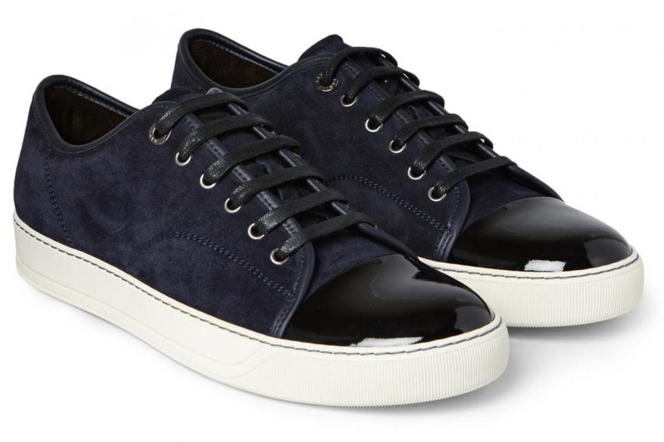 Suede and leather sneakers, £290, Lanvin