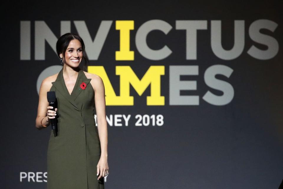 The Duke and Duchess of Sussex continued their royal tour by attending the closing ceremony of the Invictus Games, where Markle gave remarks.