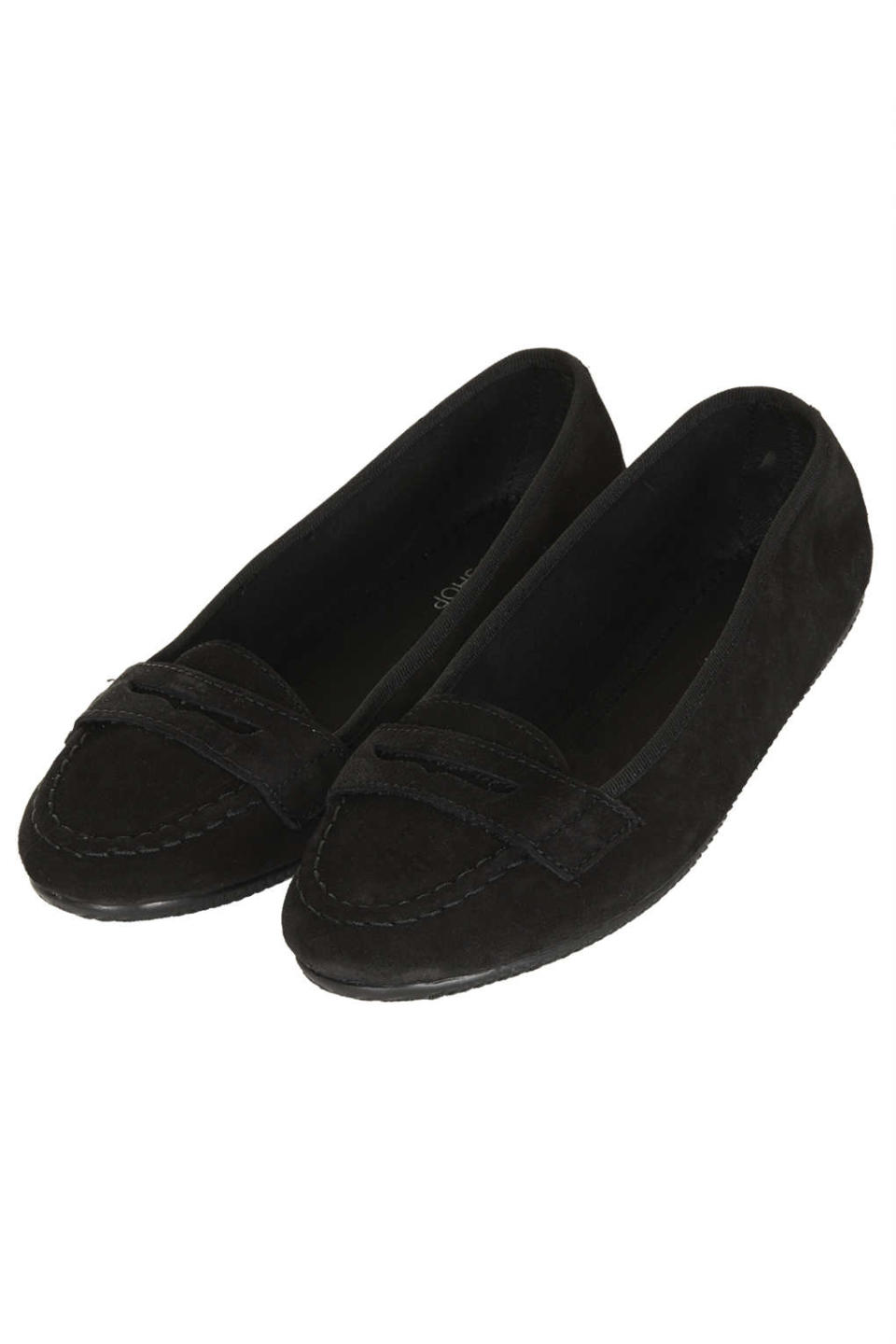 Topshop black loafers