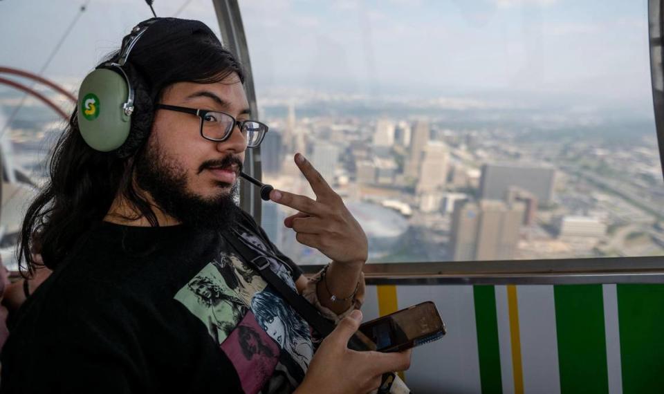 Joseph Hernandez, a member of The Star’s service journalism team, got to ride the Subway blimp on Wednesday, and write about it.