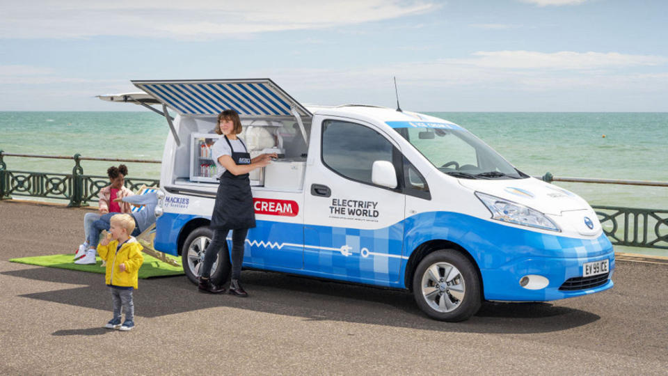 沒有「ICE」的冰淇淋車？NISSAN e-NV200展現零碳排未來