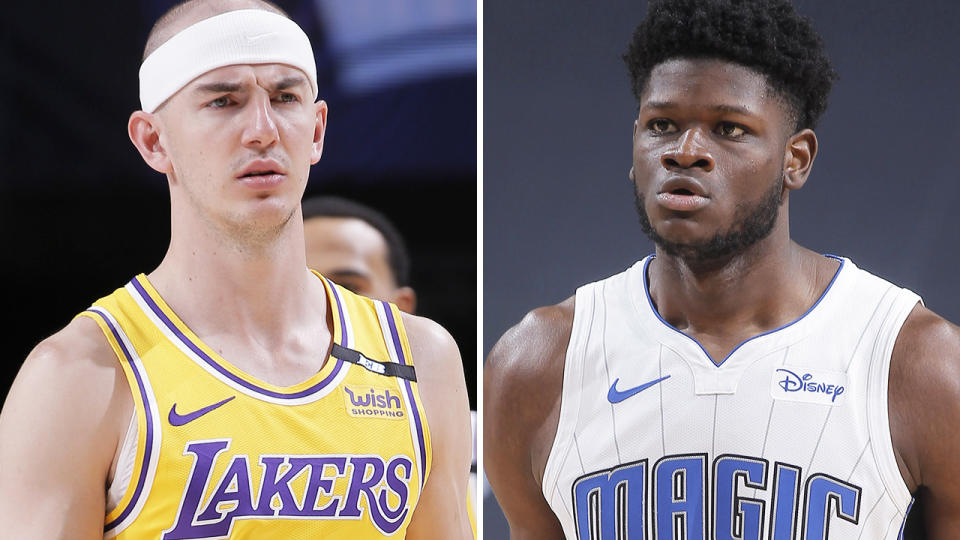 Alex Caruso and Mo Bamba are available in most Yahoo leagues, and could be crucial pickups in your grand final matchups. Pictures: Getty Images