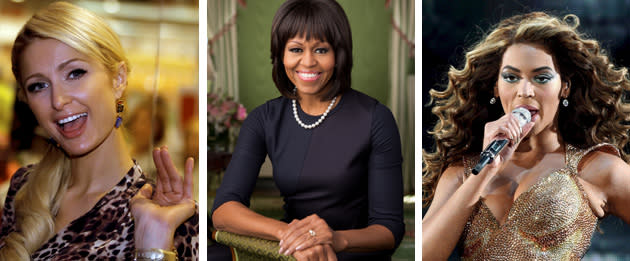 Paris Hilton, Michelle Obama und Beyoncé wurden zur Zielscheibe der Hacker. (Bilder: Dpa)