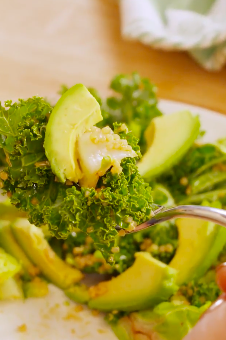 Vegan Kale Caesar Salad