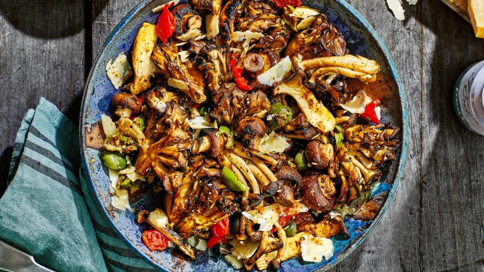 Grilled Mushroom Antipasto Salad From Bon Appétit