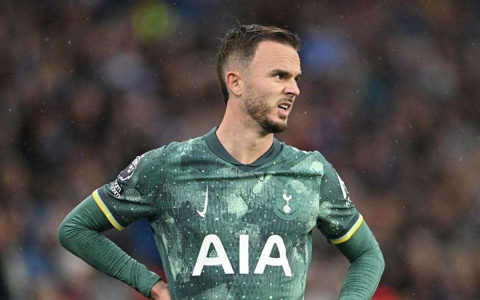 James Maddison had doubled Tottenham’s lead before half-time (Getty Images)