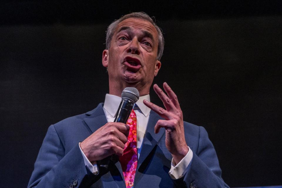 Some have suggested that a Nigel Farage candidacy could give the Reform party a seat during a general election (Getty Images)