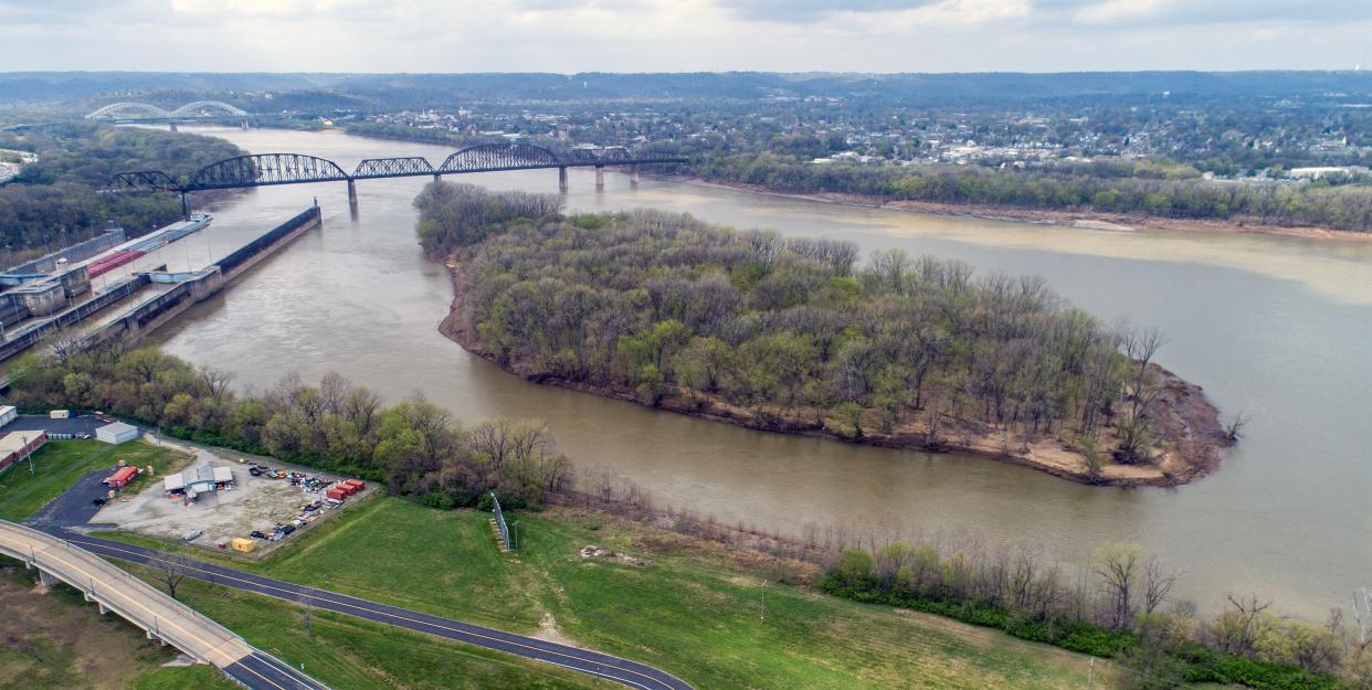 Sand Island, near the Portland section of Louisville, is managed by the U.S. Army Corps of Engineers.