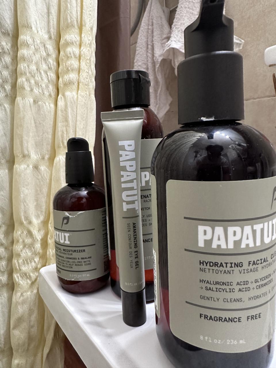 Picture of Papatui products used in this analysis.