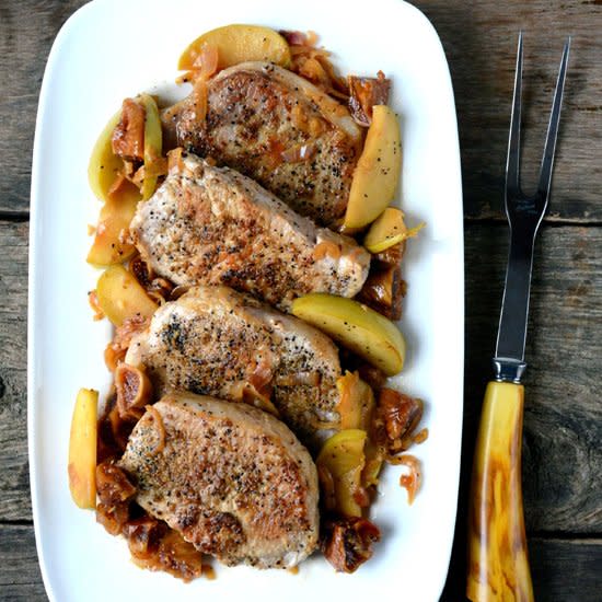 Anise Pork with Figs and Apples