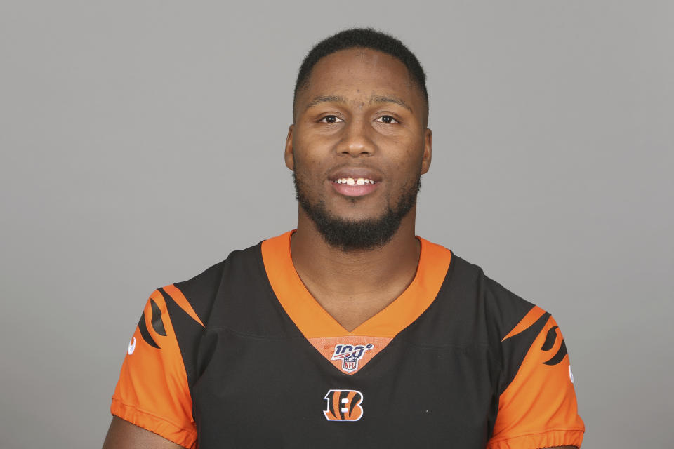 Cincinnati Bengals DE Carlos Dunlap was surprised by the team on Sunday. (AP Photo)