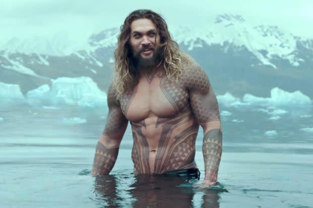 Jason Momoa as Aquaman/Arthur Curry<p>Warner Bros.</p>