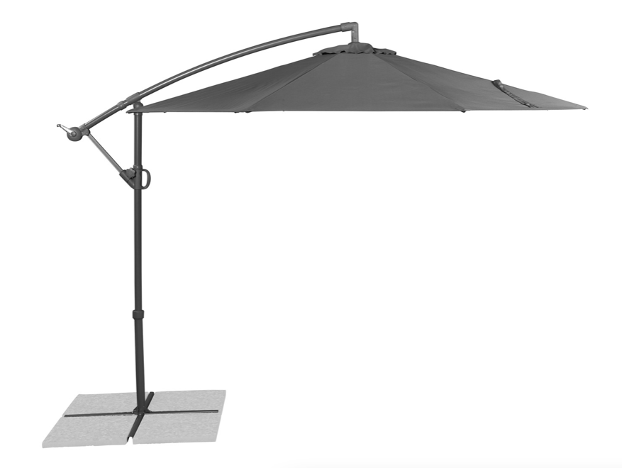 Parasol déporté 300cm anthracite