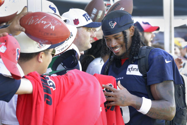 Out here at @houstontexans training camp 