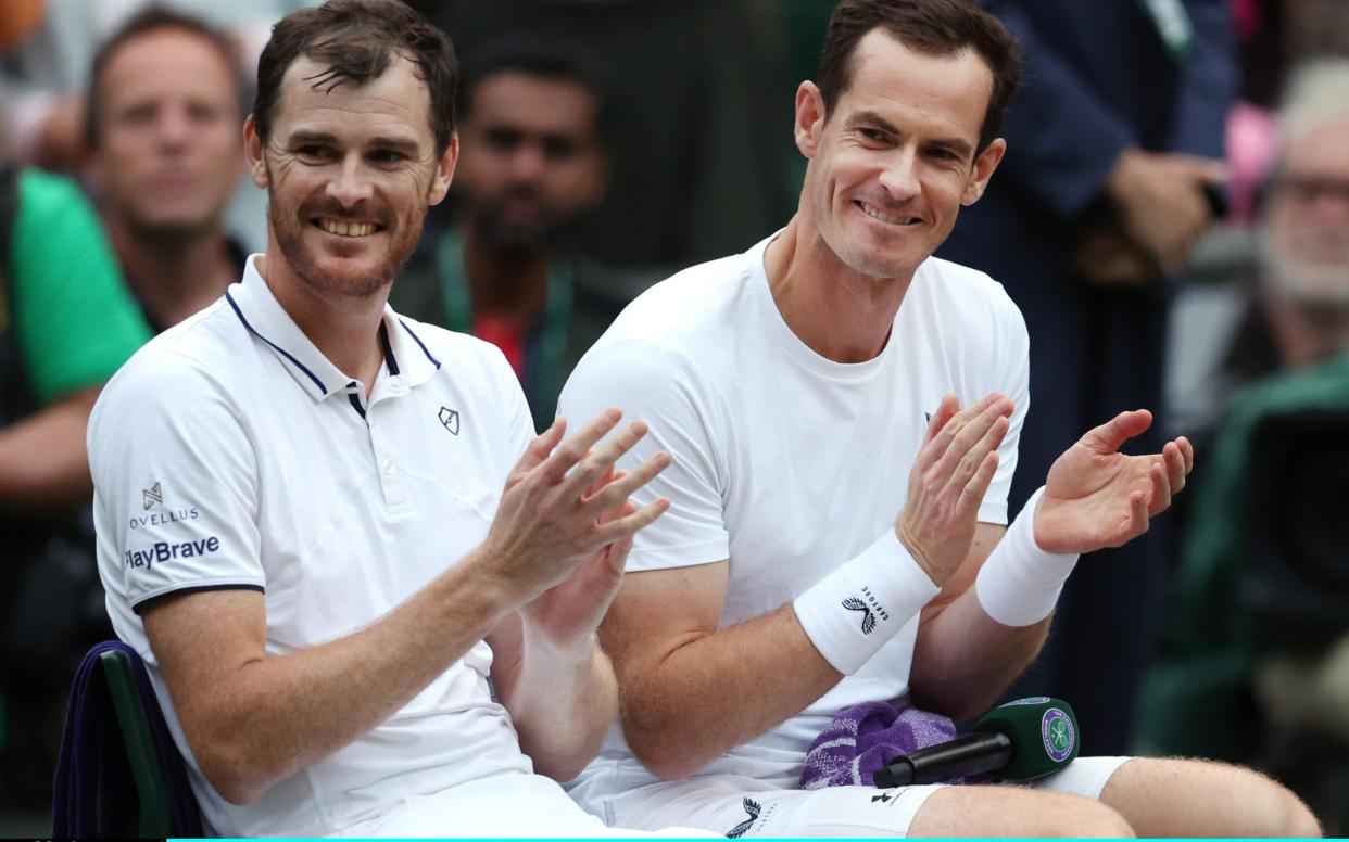 Jamie and Andy Murray will now 'explore alternative options' for projects to secure their legacy