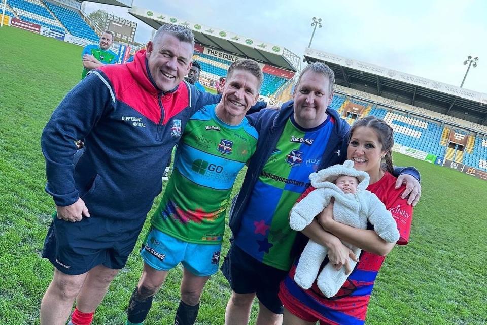 Danny Mei Lan Malin and his wife Sophie have become charity patrons and players of Rugby League All Stars (Photo by Sophie Mei Lan Malin)