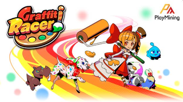 ‘Coloring + Racing’ game lets players color in their own NFT characters and race them.
