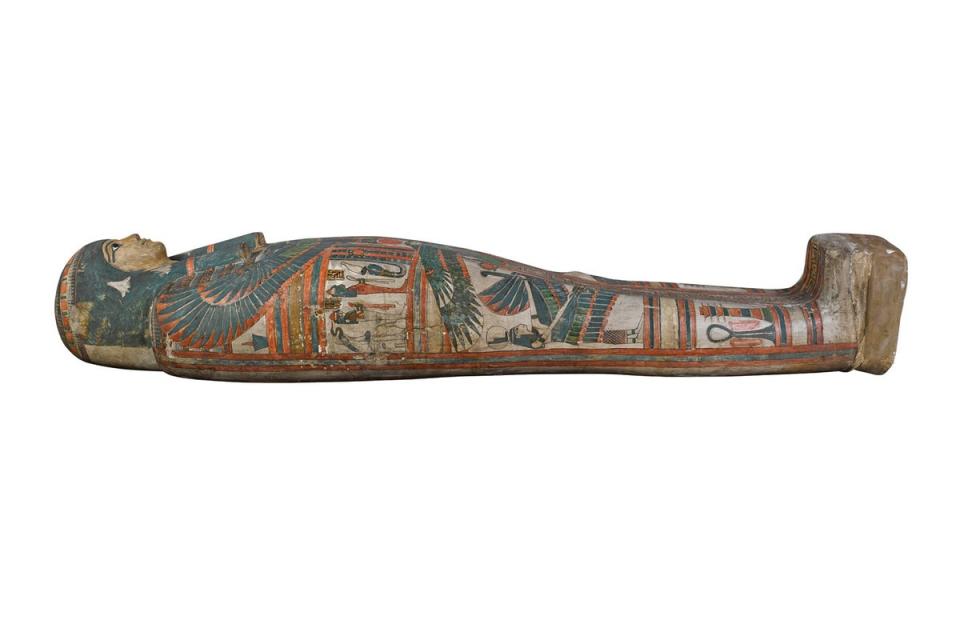 Cartonnage of the lady Baketenhor, between 945 and 715 BCE (Tyne & Wear Archives and Museums)