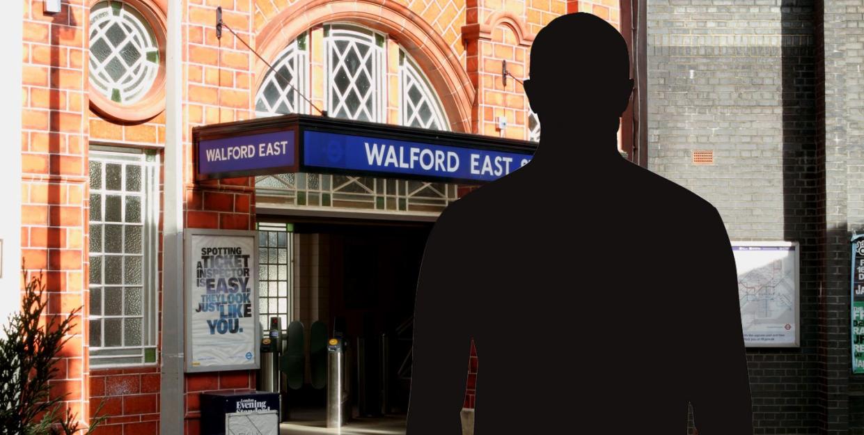 male silhouette eastenders