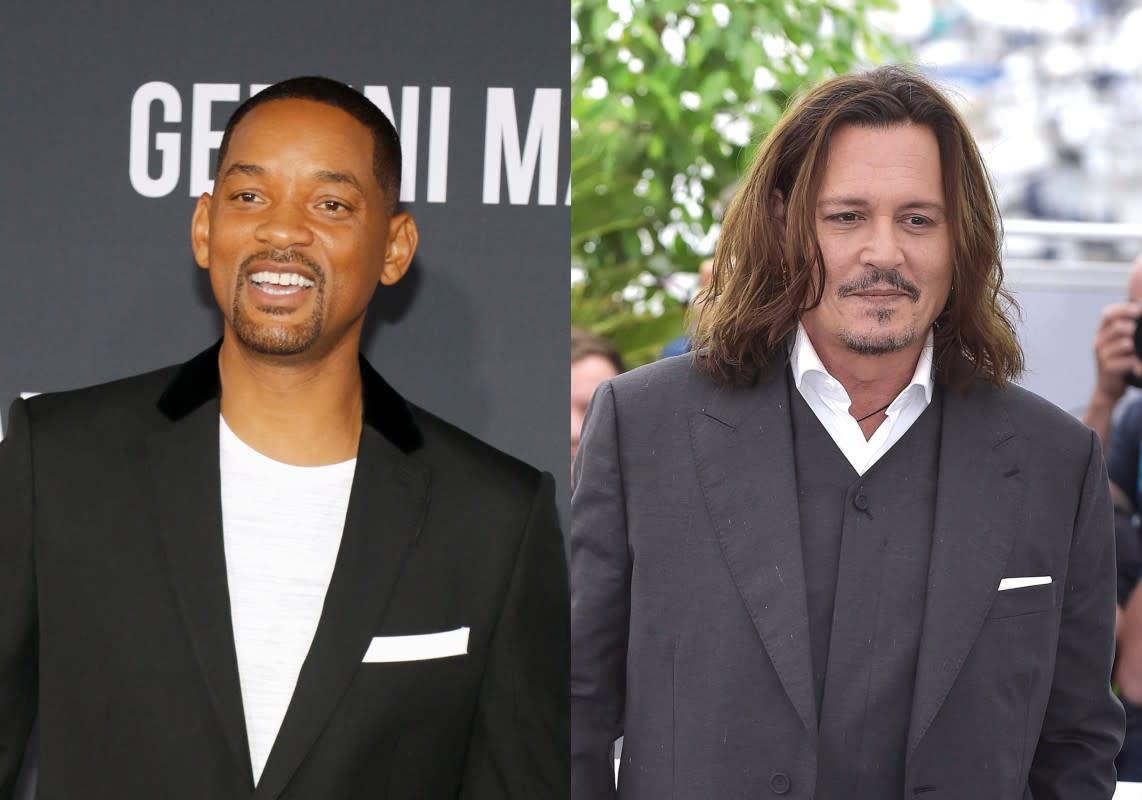 Fans Lose It After Will Smith and Johnny Depp's Unexpected Run-In