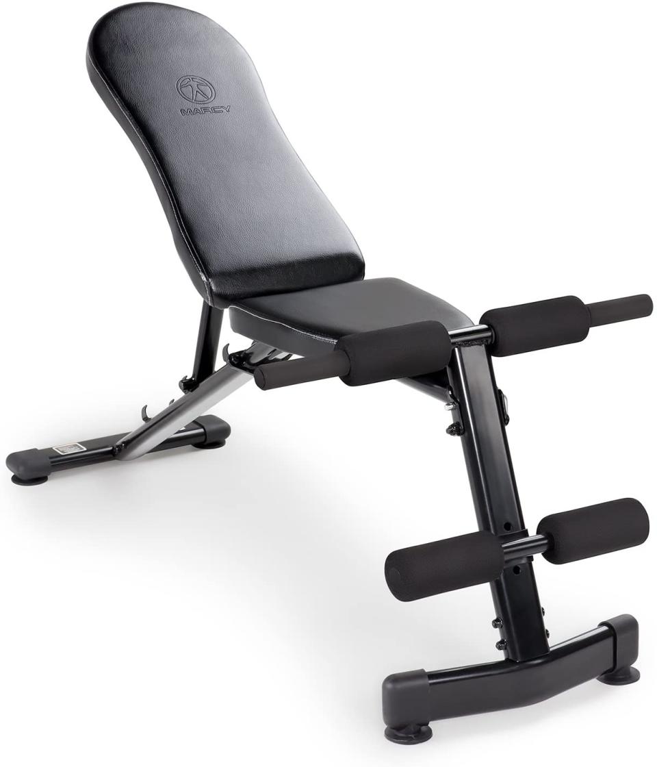 Marcy Multi-purpose Adjustable Utility Bench. Image via Amazon.